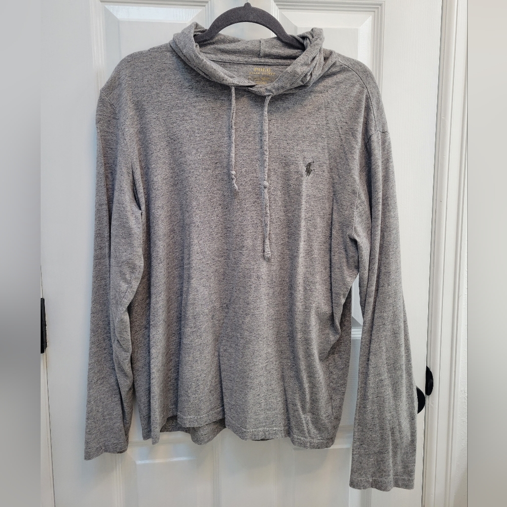 Polo Ralph Lauren men's size large gray long sleeve